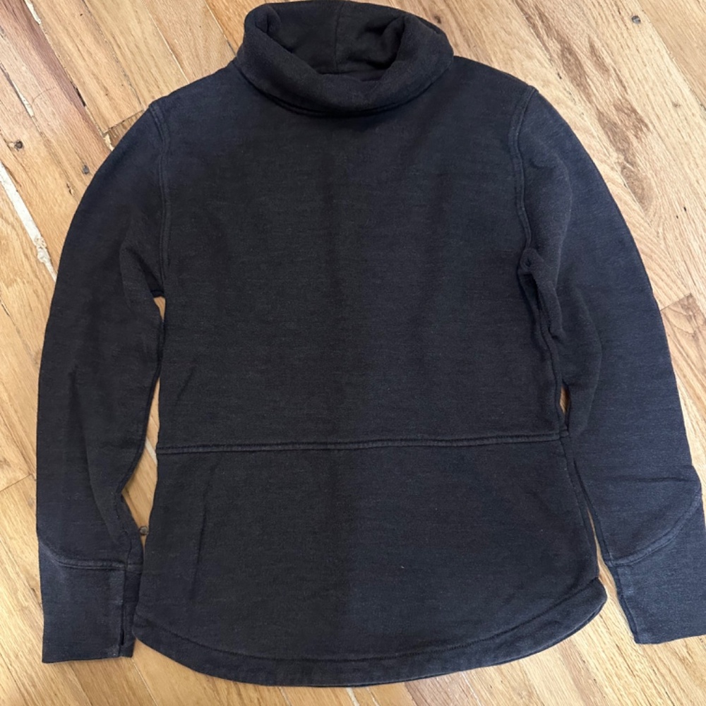 Wild Rye Tallac Turtleneck, Black Bean size 0